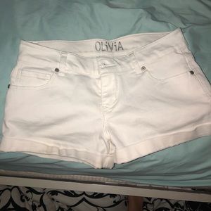 DeLias White Booty Shorts